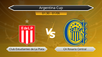 Argentina Cup Club Estudiantes de La Plata VS CA Rosario Central