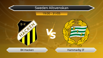 Sweden Allsvenskan - BK Hacken vs Hammarby IF
